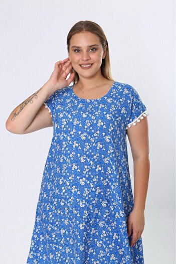 MG Citrus Flower Patterned Dress