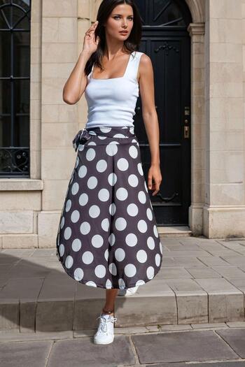 NEW LAVİVA Women's Black Skirt - 700-K6101