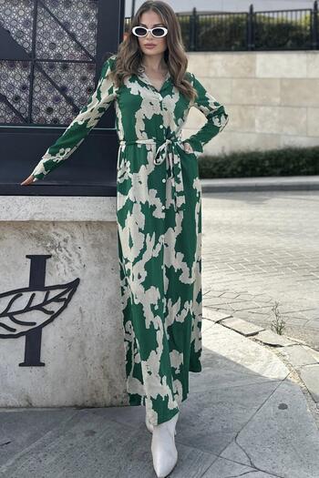 NEW LAVİVA Women's Long Dress - 700-3413