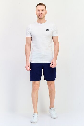 GAP Men Solid 8 Inseam Basic Shorts, Navy