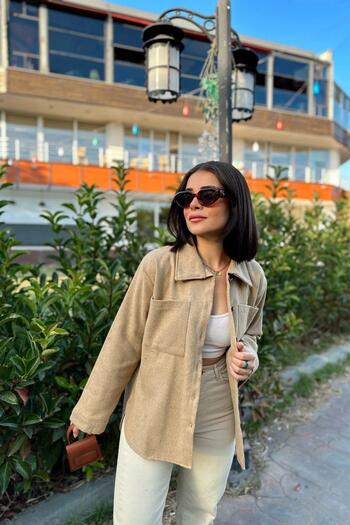 NEW LAVİVA Women's Camel Jacket - 700-3275