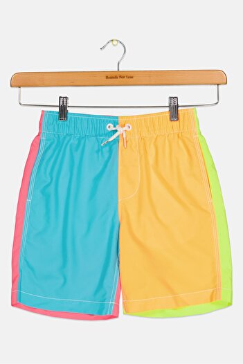 GAP Kids Boy Colorblock Basic Shorts, Multicolor