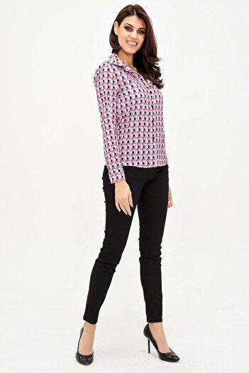 NEW LAVİVA Women's Fuchsia Shirt - 700-g1018