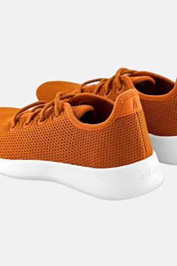 Allbirds Men Tree Runner Lace Up Sport Shoes, Rust