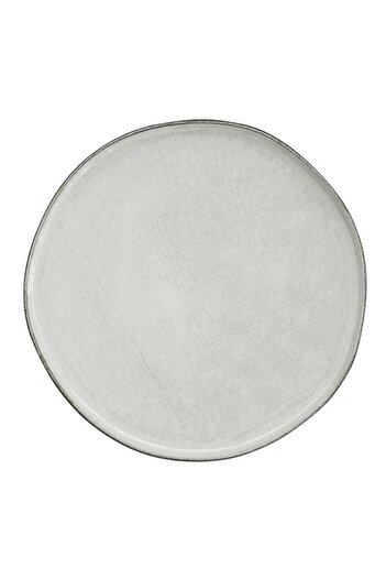 Generic Easy Life Stoneware Round Dinner Plate Country Grey 27cm R2390#COGR