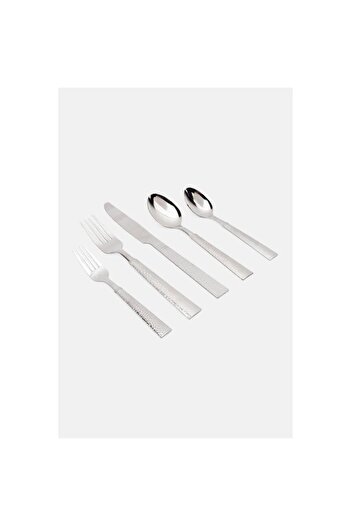 Generic GIBSON 20-Piece Prato Dishwasher Safe Stainless Steel Flatware Set Silver 105921.2