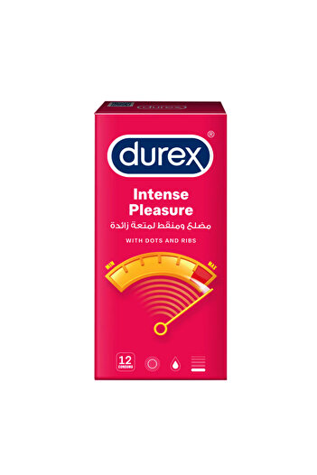 Durex Ribbed and textured condoms for extra pleasure - 12 pieces