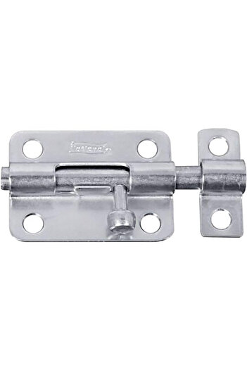 ACE Universal Mount Galvanized Rust-Resistant Secure Zinc-Plated Steel Barrel Bolt Silver 3inch