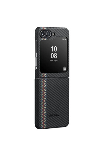 PITAKA Προστατευτικό κάλυμμα MagEZ 3, 600D Αραμιδίου, για Samsung Galaxy Z Flip 5, MagSafe, Rhapsody