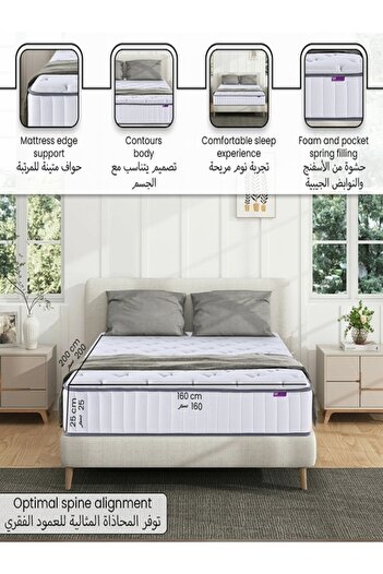 micasa Premium Quality Pocket Spring Mattress
