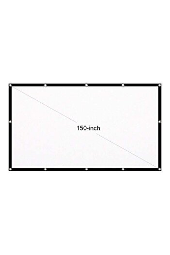 Generic 150-Inch Portable Foldable Thick Durable HD 16:9 Projection Screen