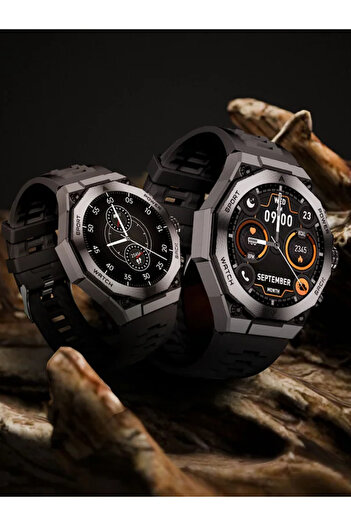SMA 2024 High Quality AM 18 1.43''inch Sport Wireless Touch Smart Watch Mobile Phone for Men Waterproof