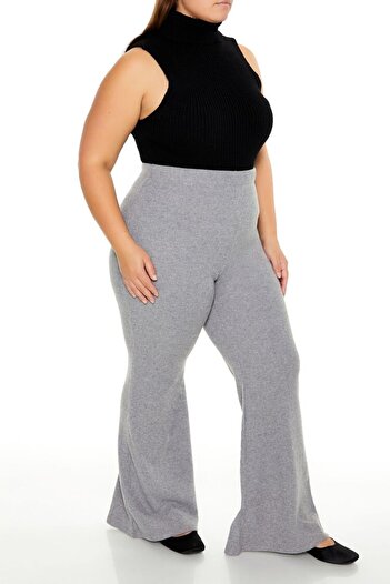 Forever 21 Plus Size Fitilli Flare Pantolon