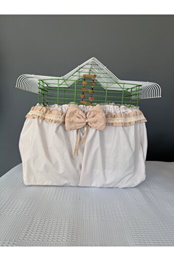 NEDA HOME Bird Cage Tulle with Ribbon