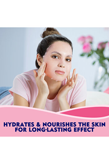 NIVEA NIVEA Rose Care Hydrating Face Sheet Mask Organic Rose Water & Hyaluron, 1 Mask