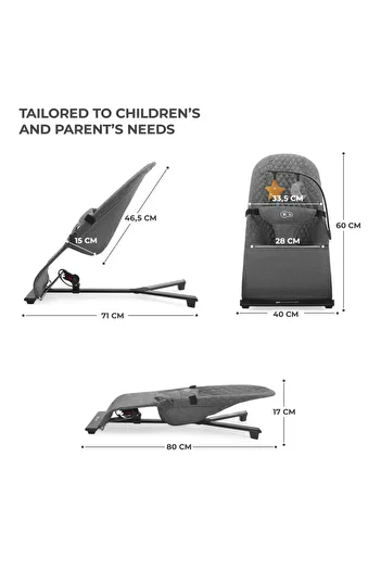 Kinderkraft KINDERKRAFT MIMI ROCKING BIKE, GREY