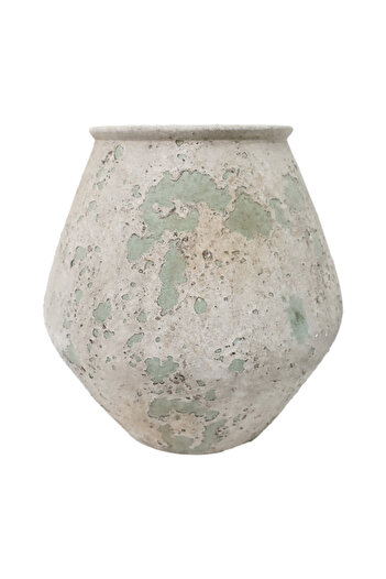 Generic Luxury vase in calm green color for elegant home decor, gardens or balconies, size (20*20*26 cm)