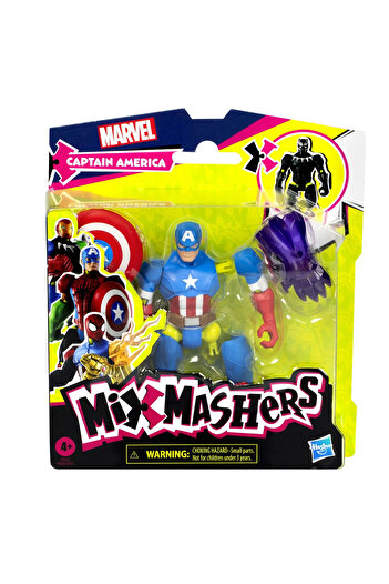 Hasbro MARVEL AVENGERS MIX MASHERS CAPTAIN AMERICA FIGURINE 12CM