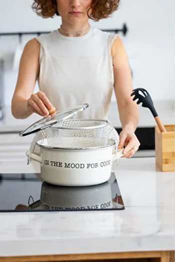zezedesing Enamel Frying Pan