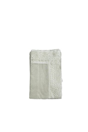 bursa çeyiz Luxury Laced Velvet Tablecloth Cream 4525