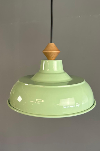 Bamyum Doria Mint Tekli Küçük Q Başlık Avize Retro Sarkıt Ofis Showroom Salon Mutfak Avizeleri