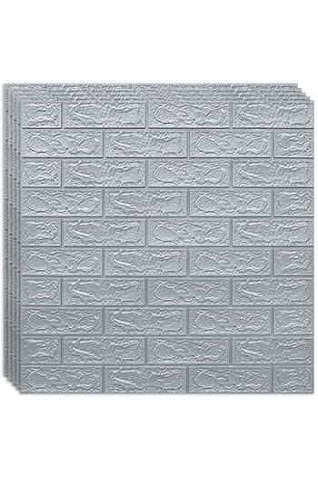 HOZRO Set of 160 x HOZRO self-adhesive 3D wallpaper, brick imitation pattern, covers an area of ​​86.24 sq m, design