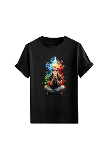 Gölge Store Anime Printed Oversize Unisex T-Shirt