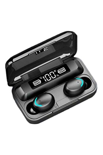 COOYA Bluetooth earbuds,wireless in-ear headphones,charging case,24H playtime,stereo sound,portable, black