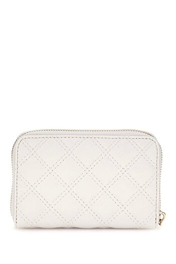 Guess Giully Slg Medium Zip Around Women's White Wallet Swqg8748140-Off