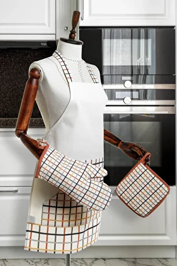 BUGİ HOME COLLECTİON Premium Series Chef Cook Kitchen Apron - Stain-Proof with Pocket 54X70