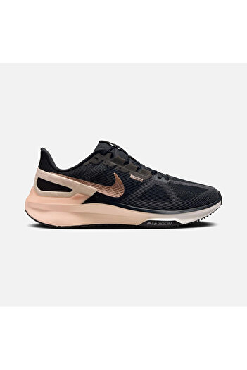 Nike Air Zoom Structure 25 Road Running Siyah Kadın Spor Ayakkabı