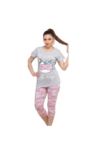 Generic Women's cotton Bermuda pajamas