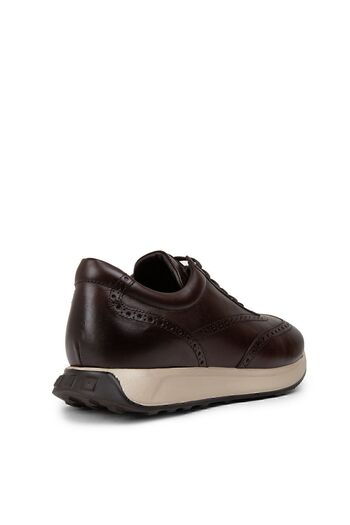 Deery Men's Sneakers - Genuine Leather Brown