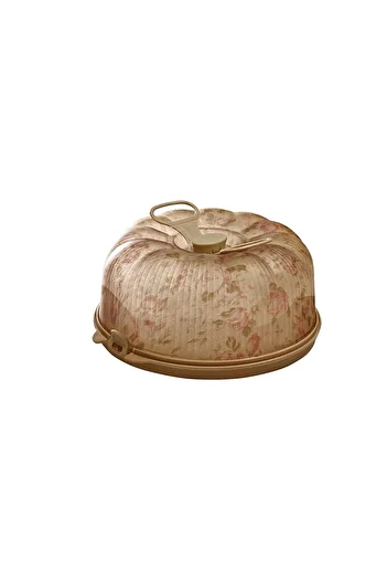 Geseus Moonstar Airtight Cake Tin Cake Storage Container Special Series Red Flower Pattern