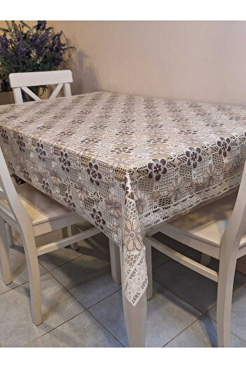 Başak Ev Tekstili Imported PVC Oilcloth - Patterned Removable Tablecloth