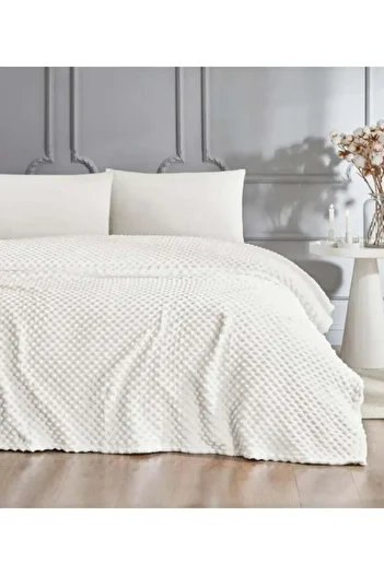 Özdilek Μονή κουβέρτα Bud Bone White