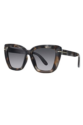 Daniel Klein Unisex Polarized Sunglasses – Tortoise Patterned Clubmaster Model