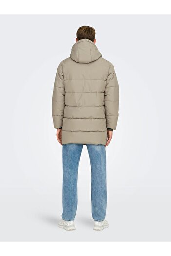 Only & Sons 22020156 ONSCARL LIFE LONG QULTED COAT OTW NOOS