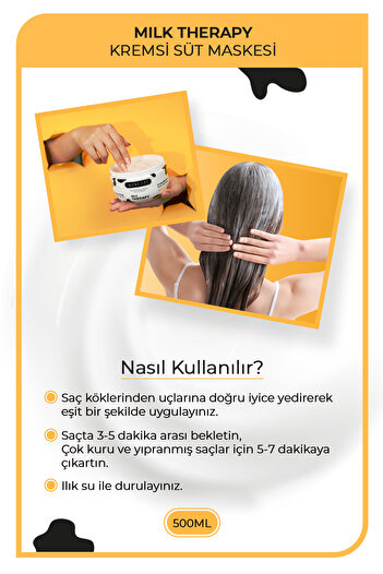 Morfose Milk Therapy Maske 500 Ml - 2 Adet