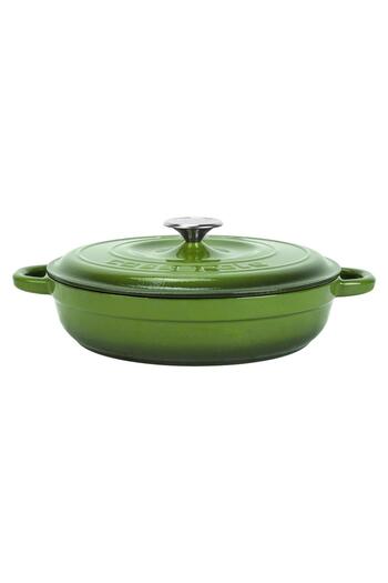 Lava Döküm Yuvarlak Çok Amaçlı Yayvan Tencere New Heritage Serisi Çap(Ø)28cm.