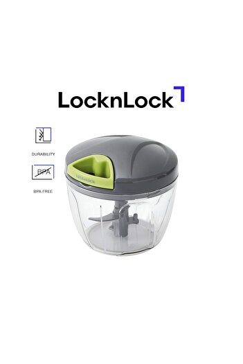 locknlock Lock & Lock 3 Blades Quick Chopper, Non-Electrical, 650ml