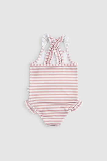 Little Gusto Pink Strappy Baby Swimsuit - UV Protection
