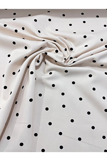 Butik Denim Fabric Diagonal Polka Dot 100% Cotton
