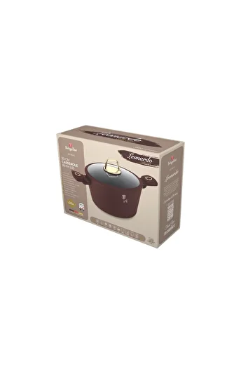 Berlinger Haus Non-stick pot with lid Leonardo Collection Berlinger Haus BH 8043, 30 cm, 8 liters, non-stick