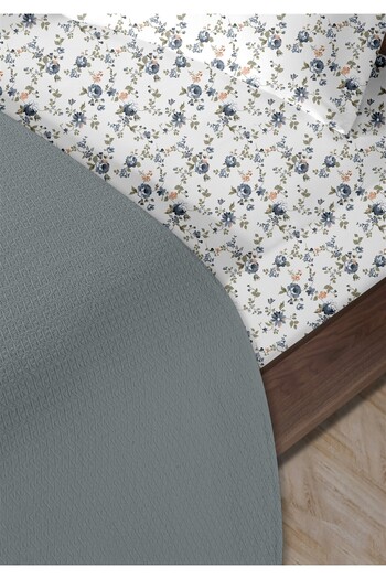 HomeBerry 100% Cotton Medusa Indigo Single Pique Set 160 X 230 cm