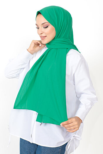 Tesettür Dünyası Σάλι με υφή S012 Πράσινο Benetton