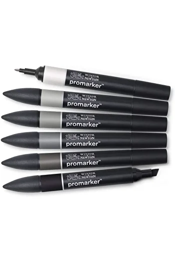Winsor Newton Promarker 6 Neutral Tones