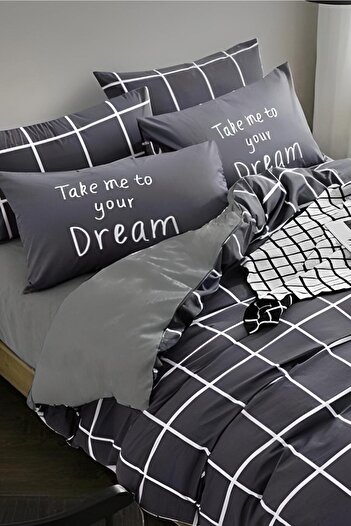 Always Double Sided Single Duvet Cover Set with Elastic Sheet