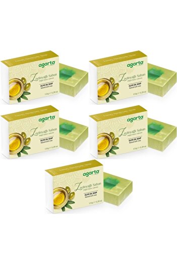 Agarta Handmade Natural Soap 150Gr Olive Oil (Set of 5)