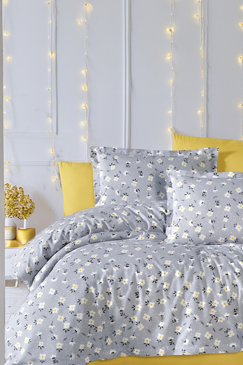 Always Double-Sided Double Duvet Cover Set with Elastic Sheet Fulya
